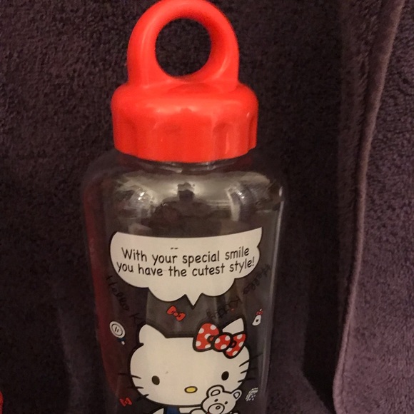 Sanrio Hello Kitty Plate Water Bottle Musubi Rice Maker Lunch Bag Set 5 Pc - Picture 13 of 13